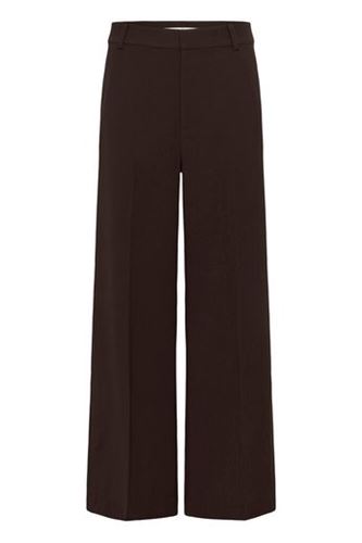 Byxor - BrieIW slit pants – Coffe bean brown